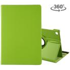 Litchi Texture Horizontal Flip 360 Degrees Rotation Leather Case for Galaxy Tab S5e 10.5 T720 / T725, with Holder(Green) - 1