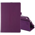 Litchi Texture Horizontal Flip Leather Case for Galaxy Tab S5e 10.5 T720 / T725, with Holder(Purple) - 1