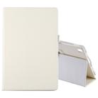 Litchi Texture Horizontal Flip Leather Case for Galaxy Tab S5e 10.5 T720 / T725, with Holder(White) - 1