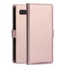 DZGOGO MILO Series PC + PU Horizontal Flip Leather Case for Samsung Galaxy S10, with Holder & Card Slot & Wallet (Rose Gold) - 1
