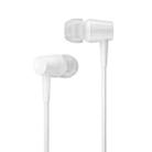 WK Y11 3.5mm Plug Wired Wire Control Music Earphone, Support Call, Cable Length: 1.2m (White) - 1