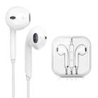 WK Y10 3.5mm Plug Wired Wire Control Earphone, Support Call & Wake Up Siri & Take Pictures, Cable Length: 1.2m(White) - 1