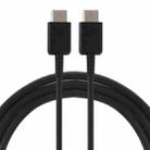 33W 6A USB-C / Type-C Male to USB-C / Type-C Male Fast Charging Data Cable for Samsung Galaxy Note 10, Cable Length: 1m (Black) - 1