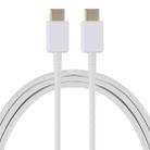 33W 6A USB-C / Type-C Male to USB-C / Type-C Male Fast Charging Data Cable for Samsung Galaxy Note 10, Cable Length: 1m (White) - 1