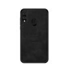 PINWUYO Shockproof Waterproof Full Coverage PC + TPU + Skin Protective Case for Galaxy A20 / A30 (Black) - 1