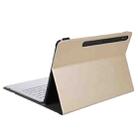 A970 Detachable Bluetooth Keyboard Ultrathin Horizontal Flip Leather Tablet Case for Samsung Galaxy Tab S7 FE T730 / T736 / S7+ T970 / T975 / T976(Gold) - 3