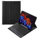 A970B Detachable Bluetooth Keyboard Ultrathin Horizontal Flip Leather Tablet Case with Pen Slot for Samsung Galaxy Tab S7 FE T730 / T736 / S7+ T970 / T975 / T976(Black) - 1