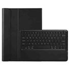 A970B Detachable Bluetooth Keyboard Ultrathin Horizontal Flip Leather Tablet Case with Pen Slot for Samsung Galaxy Tab S7 FE T730 / T736 / S7+ T970 / T975 / T976(Black) - 2