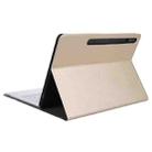 A970B Detachable Bluetooth Keyboard Ultrathin Horizontal Flip Leather Tablet Case with Pen Slot for Samsung Galaxy Tab S7 FE T730 / T736 / S7+ T970 / T975 / T976(Gold) - 3