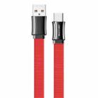 WK WDC-139 3A USB to USB-C / Type-C King Kong Series Data Cable(Red) - 1
