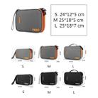 Multi-functional Headphone Charger Data Cable Storage Bag Portable Power Pack, Size: S, 24 x 12 x 5cm (Black) - 6