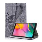 Map Texture Horizontal Flip Leather Case for Galaxy Tab A 10.1 (2019) T510 / T515,  with Holder & Card Slots & Wallet, Random Texture Delivery - 1