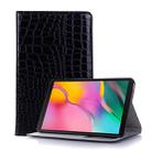Crocodile Texture Horizontal Flip Leather Case for Galaxy Tab A 8 (2019) P200 / P205,  with Holder & Card Slots & Wallet(Black) - 1