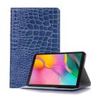 Crocodile Texture Horizontal Flip Leather Case for Galaxy Tab A 8 (2019) P200 / P205,  with Holder & Card Slots & Wallet(Blue) - 1