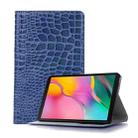 Crocodile Texture Horizontal Flip Leather Case for Galaxy Tab S5e 10.5 T720 / T725,  with Holder & Card Slots & Wallet (Blue) - 1
