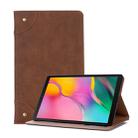 Retro Book Style Horizontal Flip Leather Case for Galaxy Tab A 10.1 (2019) T510 / T515,  with Holder & Card Slots & Wallet (Brown) - 1