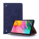 Retro Book Style Horizontal Flip Leather Case for Galaxy Tab A 8 (2019) P200 / P205,  with Holder & Card Slots & Wallet (Navy Blue) - 1