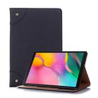 Retro Book Style Horizontal Flip Leather Case for Galaxy Tab S5e 10.5 T720 / T725,  with Holder & Card Slots & Wallet (Black) - 1