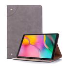 Retro Book Style Horizontal Flip Leather Case for Galaxy Tab S5e 10.5 T720 / T725,  with Holder & Card Slots & Wallet (Grey) - 1