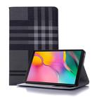 Plaid Texture Horizontal Flip Leather Case for Galaxy Tab A 8 (2019) P200 / P205,  with Holder & Card Slots & Wallet (Grey) - 1