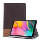 Cross Texture Horizontal Flip Leather Case for Galaxy Tab S5e 10.5 T720 / T725, with Holder & Card Slots & Wallet (Coffee) - 1