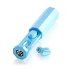 C1 Bluetooth 5.0 TWS Polygonal Touch Digital Display True Wireless Bluetooth Earphone with Charging Box(Blue) - 1