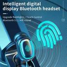 C1 Bluetooth 5.0 TWS Polygonal Touch Digital Display True Wireless Bluetooth Earphone with Charging Box(White) - 4