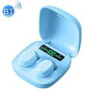 C1 Bluetooth 5.0 TWS Square Touch Digital Display True Wireless Bluetooth Earphone with Charging Box(Blue) - 1