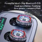 C1 Bluetooth 5.0 TWS Square Touch Digital Display True Wireless Bluetooth Earphone with Charging Box(Blue) - 10
