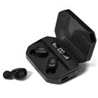 M8 Bluetooth 5.0 TWS Touch Digital Display True Wireless Bluetooth Earphone with Charging Box(Black) - 1