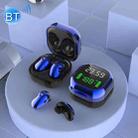 S6 Plus Bluetooth 5.0 TWS Touch Digital Display Mini Clock True Wireless Bluetooth Earphone with Charging Box(Blue) - 2