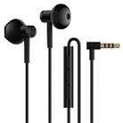 Original Xiaomi Generally Half In-ear TPE Wire Control Earphone With Mic, For iPhone, iPad, Galaxy, Huawei, Xiaomi, LG, HTC and Other Smartphones(Black) - 1