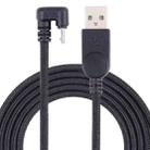 U-shaped Micro USB Male to USB Male Nylon Braid Charge Data Cable - 1