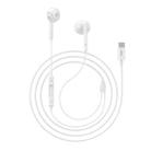 hoco L10 Acoustic Type-C Wired Earphones with Mic(White) - 1