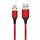 M11 3A USB to Micro USB Nylon Braided Magnetic Data Cable, Cable Length: 2m (Red) - 1