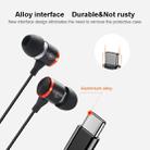 E3T 1.2m Wired In Ear USB-C / Type-C Interface HiFi Earphones with Digital Chip(Black) - 3