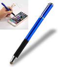 Universal 2 in 1 Multifunction Round Thin Tip Capacitive Touch Screen Stylus Pen, For iPhone, iPad, Samsung, and Other Capacitive Touch Screen Smartphones or Tablet PC(Dark Blue) - 1