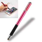 Universal 2 in 1 Multifunction Round Thin Tip Capacitive Touch Screen Stylus Pen, For iPhone, iPad, Samsung, and Other Capacitive Touch Screen Smartphones or Tablet PC(Magenta) - 1