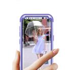 For Galaxy S8 + / G9550 Dropproof 3 in 1 No gap in the middle Silicone sleeve for mobile phone(Purple) - 7