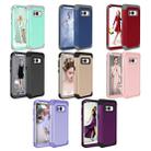 For Galaxy S8 + / G9550 Dropproof 3 in 1 No gap in the middle Silicone sleeve for mobile phone(Purple) - 8