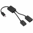 1 to 2 Micro USB OTG Adapter Cable - 1