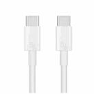 Original Huawei CC800 6A Type-C / USB-C to Type-C / USB-C Charging Data Cable, Length: 1.8m (White) - 1