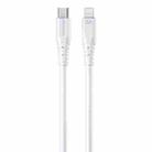 WK WDC-160 8 Pin PD 20W Silicone Fast Charging Cable, Length: 1.5m - 1