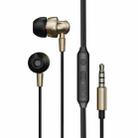 WK YA05 SHQ Series 3.5mm Music In-ear Wired Earphone (Gold) - 1