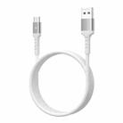 REMAX RC-161a Kayla Series 2.1A USB to USB-C / Type-C Data Cable, Cable Length: 1m (White) - 1