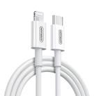 JOYROOM S-M420 Ben Series 3A 8 Pin PD MFI TPE Fast Charging Data Cable, Cable Length: 1.2m(White) - 1