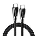 Mcdodo CA-5890 Excellence Series 3A Type-C to Type-C Cable, Length: 1.5m(Black) - 1