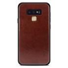 MOFI Shockproof TPU + PC + Leather Pasted Case for Galaxy Note 9(Dark Brown) - 1