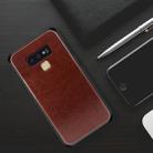 MOFI Shockproof TPU + PC + Leather Pasted Case for Galaxy Note 9(Dark Brown) - 2