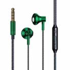 WK King Kong Series YC01 3.5mm Music Call Wired Earphone (Green) - 1